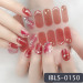 Imported Material Nail Stickers Stickers w/ Gold Stamping and Imitation Diamond 14 Nails