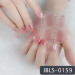 Imported Material Nail Stickers Stickers w/ Gold Stamping and Imitation Diamond 14 Nails