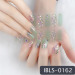 Imported Material Nail Stickers Stickers w/ Gold Stamping and Imitation Diamond 14 Nails