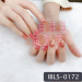 Imported Material Nail Stickers Stickers w/ Gold Stamping and Imitation Diamond 14 Nails