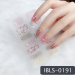 Imported Material Nail Stickers Stickers w/ Gold Stamping and Imitation Diamond 14 Nails