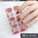 Imported Material Nail Stickers Stickers w/ Gold Stamping and Imitation Diamond 14 Nails