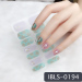 Imported Material Nail Stickers Stickers w/ Gold Stamping and Imitation Diamond 14 Nails