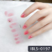 Imported Material Nail Stickers Stickers w/ Gold Stamping and Imitation Diamond 14 Nails
