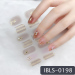 Imported Material Nail Stickers Stickers w/ Gold Stamping and Imitation Diamond 14 Nails