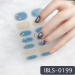 Imported Material Nail Stickers Stickers w/ Gold Stamping and Imitation Diamond 14 Nails