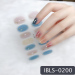 Imported Material Nail Stickers Stickers w/ Gold Stamping and Imitation Diamond 14 Nails