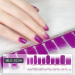 Imported Material 3D Nail Stickers Stickers w/ Solid Color or Glitter Gradient Ramp 22 Nails