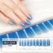 Imported Material 3D Nail Stickers Stickers w/ Solid Color or Glitter Gradient Ramp 22 Nails