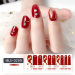 Imported Material 3D Nail Stickers Stickers w/ Gold Stamping and Imitation Diamond 22 Nails