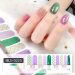 Imported Material 3D Nail Stickers Stickers w/ Gold Stamping and Imitation Diamond 22 Nails