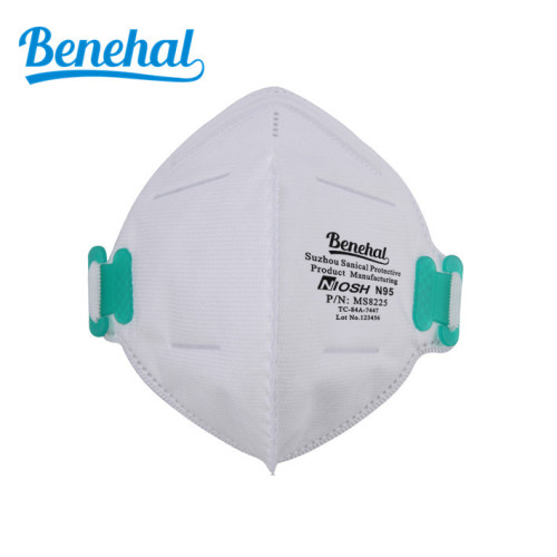 Benehal 4 Ply Flat Fold respirator mask n95 n95 respirator MS-8225