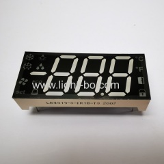 Ultra Red Triple Digit 17mm 7 Segment LED Display common anode for Refrigerator Controller