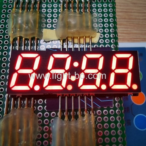 4 dígitos 0.56 "7 segmento smd led display cátodo comum para painel de instrumentos