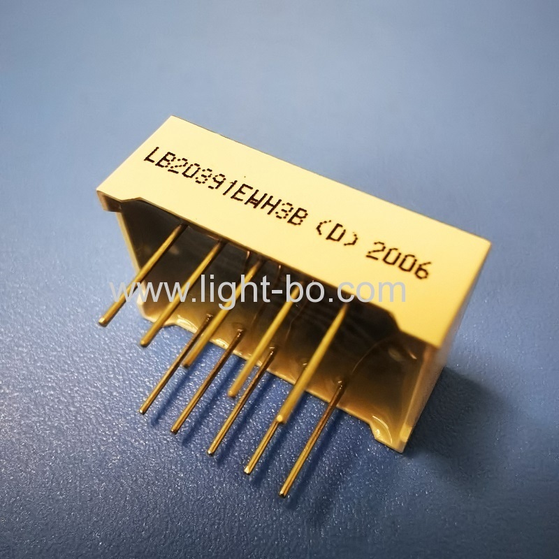 شاشة عرض LED فائقة الوضوح مقاس 0.39 بوصة ذات رقمين مكونة من 7 قطاعات وكاثود مشترك للوحة العدادات