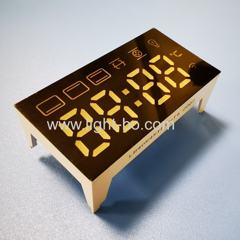 Ultra Red customized 4 Digit 7 Segment LED Display for mini oven timer control