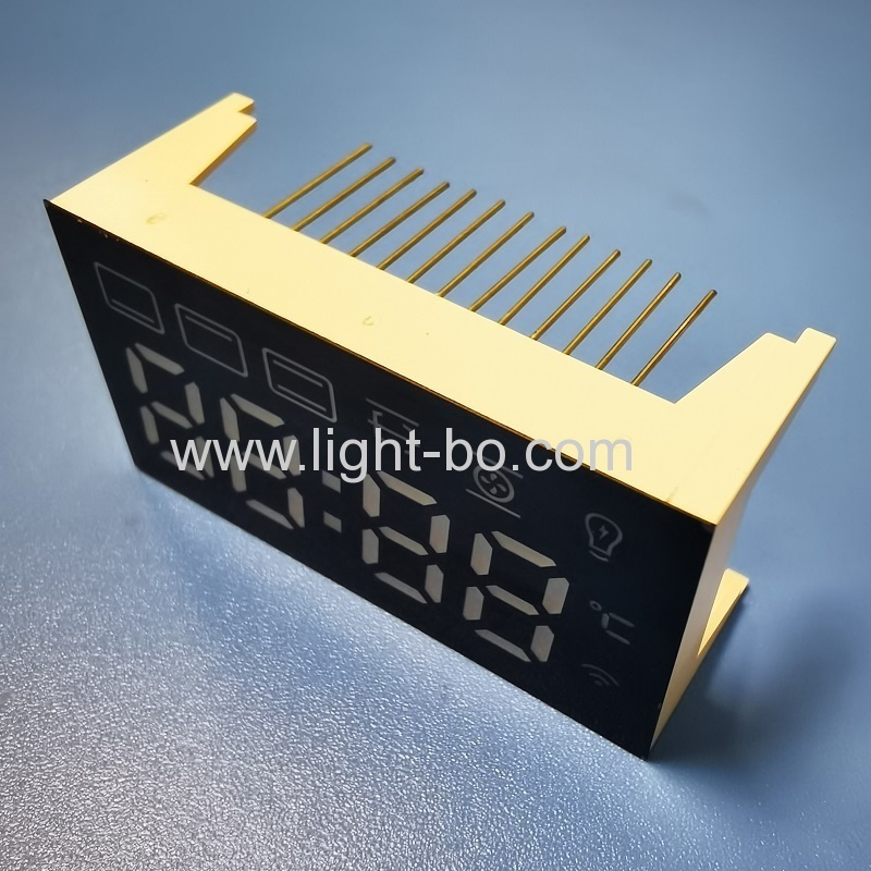 Mini fırın zamanlayıcı kontrolü için ultra kırmızı özelleştirilmiş 4 haneli 7 segment led ekran