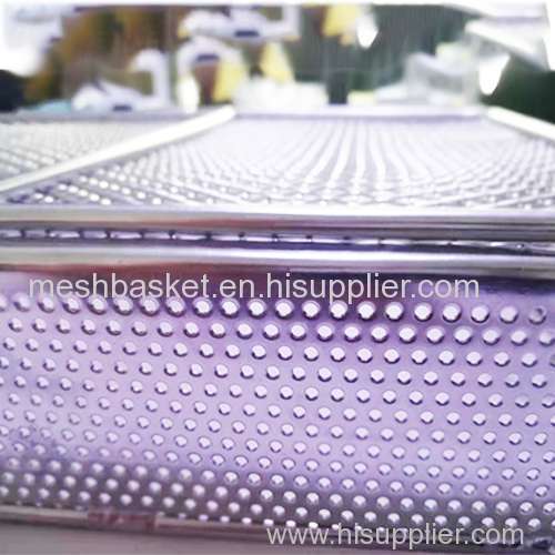 Punching SS Wire Mesh Basket