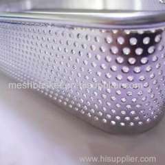 Punching SS Wire Mesh Basket