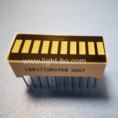 High brightness multicolour 10 segment led bar for instrument panel