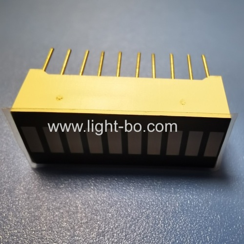 High brightness multicolour 10 segment led bar for instrument panel