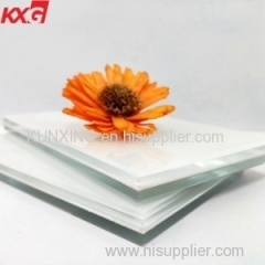 Good quality 6.38mm 11.52mm snow white ceramic white porcelain white color film laminated glass factory China