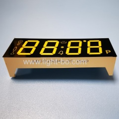 High brightness ultra white 4 digit 7 segment led display common cathode for oven timer control