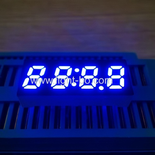 Ultra blue small size 0.25 4 Digit 7 Segment LED Clock display for home appliances