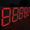 Ultra bright Red 20inch Large Size 7 Segment LED Display for Gas Station price Indicator