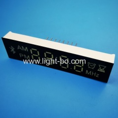 Customized Ultra white 4 Digit 7 Segment LED Display Module for bluetooth Speaker / Radio