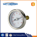 back connecting ss 304 hot water dial bimetal industrial usage thermometer