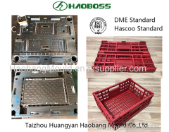 customized plastic crate injection mould for sale