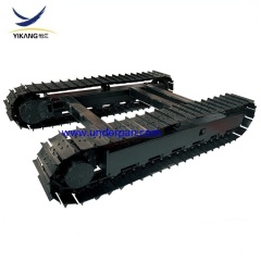 Custom seawater desilting equipment steel track undercarriage with slewing bearing