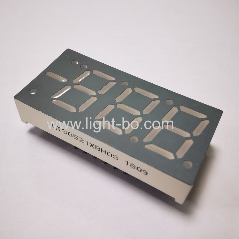 Ultra Blue 0.52" common anode Triple digit 7 segment led display for Temperature Controller