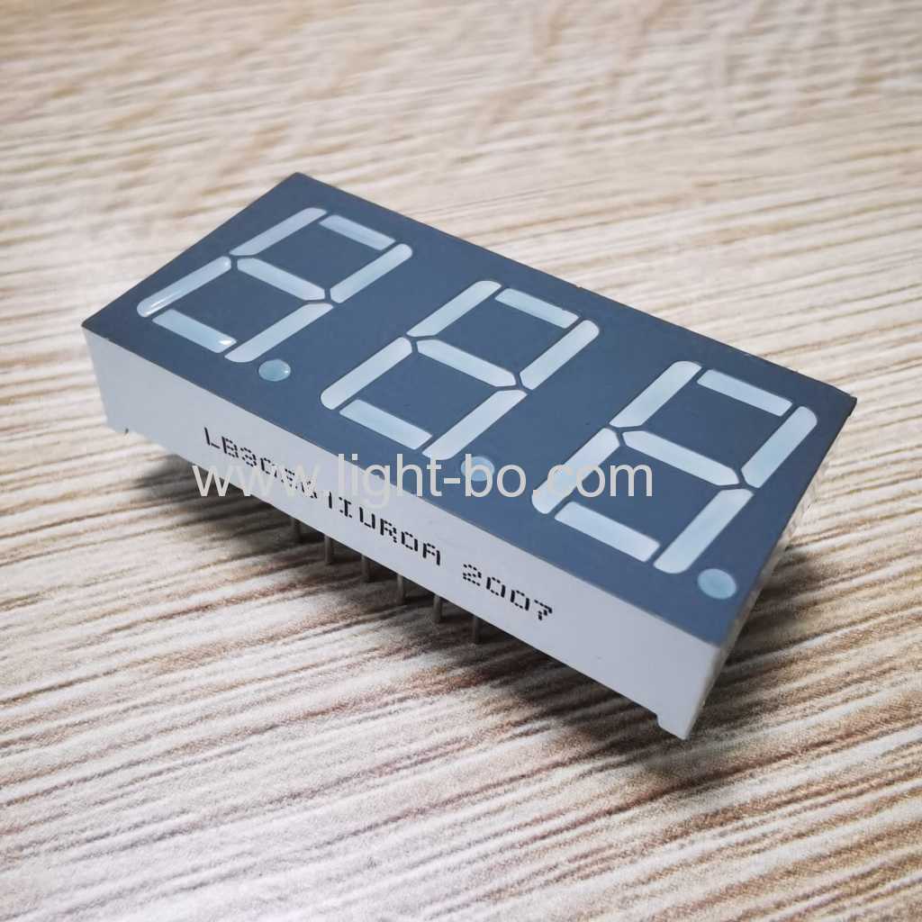 0.56" Triple Digit 7 Segment LED Display Common Anode Ultra bright Red For Temperature Control