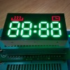 Custom Design Ultra Red /pure Green 4 Digit 7 segment LED Clock Display for mini oven control