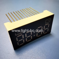 Custom Design Ultra Red /pure Green 4 Digit 7 segment LED Clock Display for mini oven control