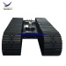 Fire fighting robot machinery triangle rubber track undercarriage
