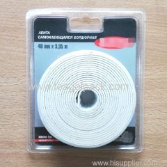 40mm Wx3.35m L Bathtub&Floor Caulk Strip Tape White