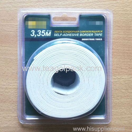 40mm Wx3.35m L Industrial Tools Self-Adhesive Border Tape White