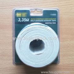 80mm Wx3.35m L Industrial Tools Self-Adhesive Border Tape White