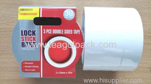 24mm x10M Double Sided EVA Foam Tape White 3PCS Pack