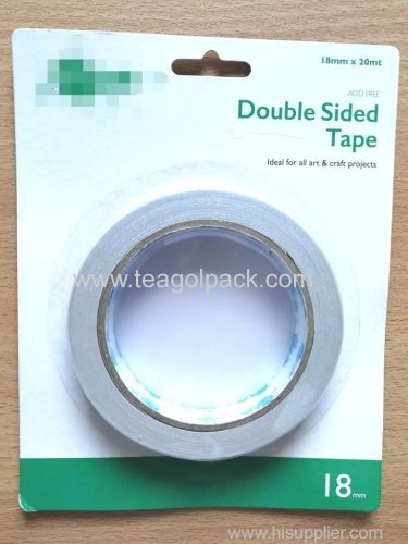 18mmx20M Double Sided Tissue Tape White