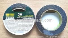 19mm Wx5m L Double Sided Adhesive Foam Tape ..Release Film: White+Black Foam Tape