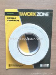 24mm Wx5m L Double Sided Sticky Foam Tape ..Release Film: White+White Foam Tape