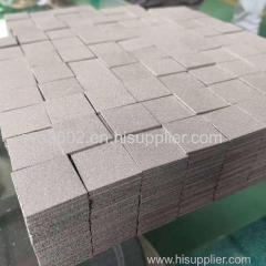 Titanium sintered porous plate for electrode of PEM hydrolyzed ozone generator