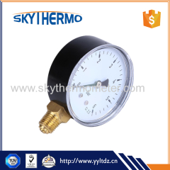 1/4 Inch Manometer 6 Bar Compressor Compressed Air Pressure Gauge for Air Water Oil Gas Measurement 1/4 Inch Manometer 6