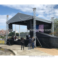 Guangzhou Factory Giant Stage Arched Lighting Stage Event Aluminum Roof Truss