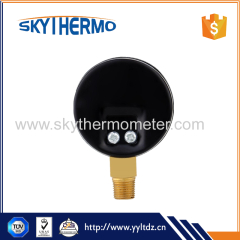 Hydraulic Pressure Gauge Mini Pressure Measuring Instruments Fine Dial Manometer Double Scale Air Compressor Meter