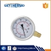 different dial size oil filled bottom ss type bourdon type safety pressure gauge manometer